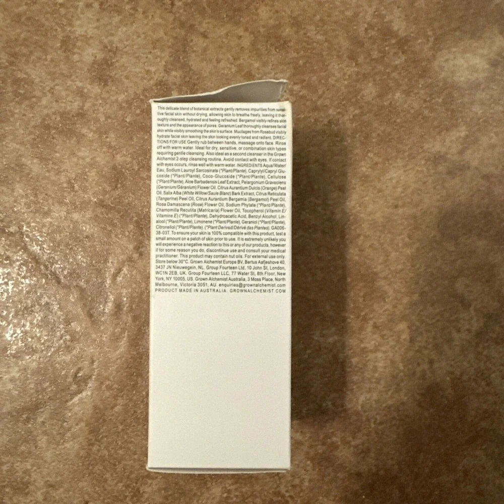 Grown Alchemist Gentle Gel Facial Cleanser 6.76 oz/ 220 ml Full Size